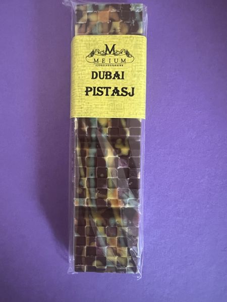 DUBAI SJOKOLADE PISTASJ liten